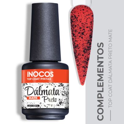 Top Coat Dalmata with spots Polish Gel finish (various colors) 15ml