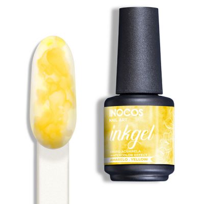 Ink Gel para feito aguarela ou marmoreado Nail Art Inocos (9 cores)
