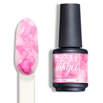 Ink Gel para feito aguarela ou marmoreado Nail Art Inocos (9 cores)