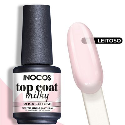 Milky Top Coat Gel Polish (Various colors)15ml