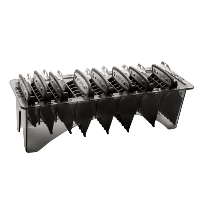 Conjunto de 8 pentes plástico Premium para máquinas Wahl