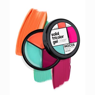 Inocos Solid Tricolor Gel Varnish and Nail Art (Various colors)