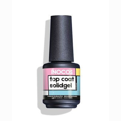 Top Coat gel polish and nail art Inocos Solid Tricolor Gel