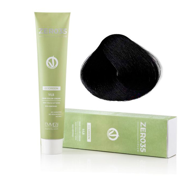 Coloração permanente Vegan sem amoníaco Emmebi Zero35 Be Green (todas as cores) 100ml