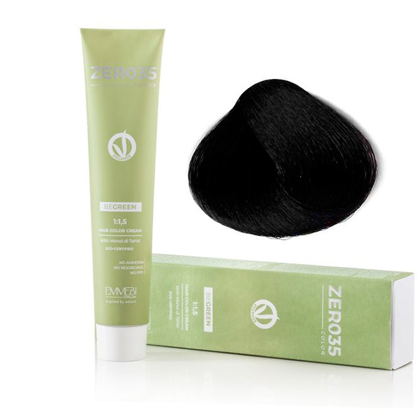 Coloração permanente Vegan sem amoníaco Emmebi Zero35 Be Green (todas as cores) 100ml