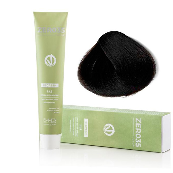 Coloração permanente Vegan sem amoníaco Emmebi Zero35 Be Green (todas as cores) 100ml