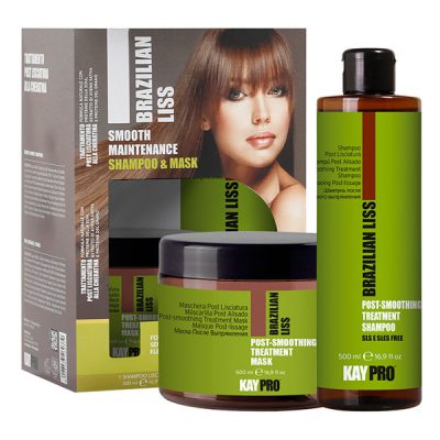 Kit Shampoo e máscara Manutenção Kaypro Brazilian Liss 500 ml