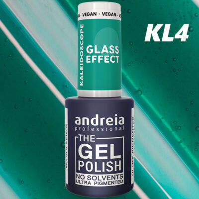 Andreia Gel Polish LEV/UV - Kaleidoscope Stained Glass Effect (6 colors)