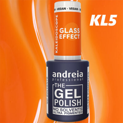 Andreia Gel Polish LEV/UV - Kaleidoscope Stained Glass Effect (6 colors)