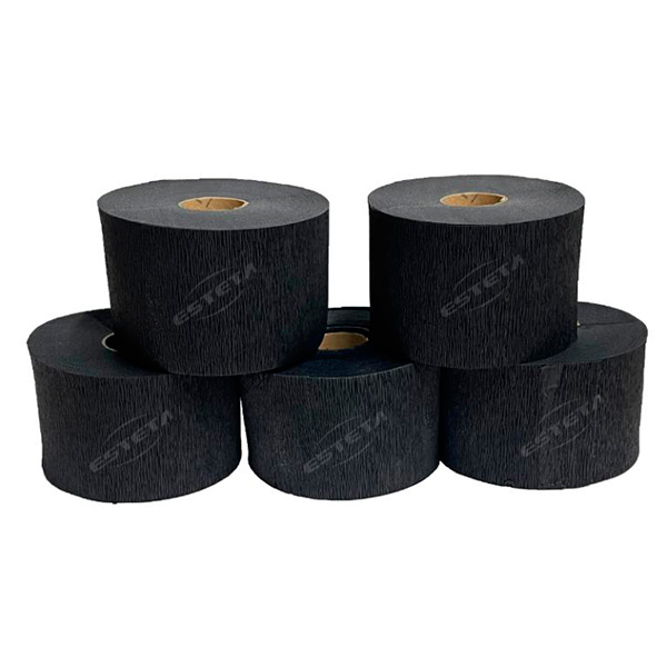 Black Disposable Neck Paper Roll Esteta 100u