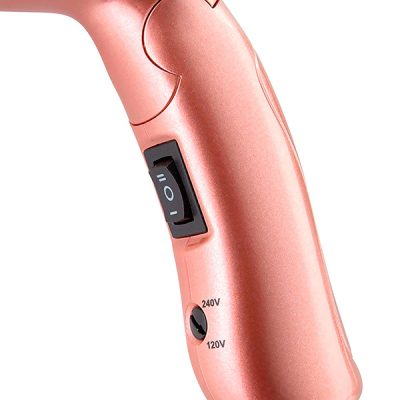 Secador de mão para viagem Elchim Venetian Rose Gold Edition com difusor