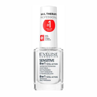 Nail Treatment 8 in 1 Sensitive Eveline Total Action 12 ml
