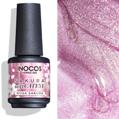 Metallic colors Soft Cateye Inocos Sakura Gel Polish (6 colors)