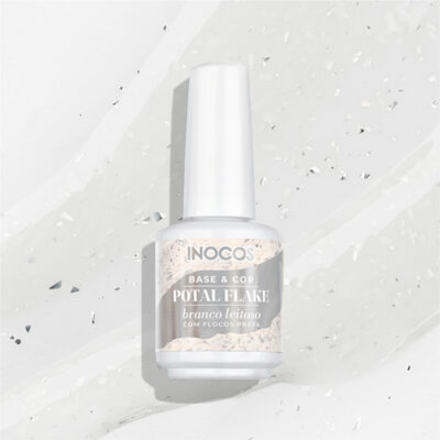 Base com cor e flocos glitter Potal FlakeCoat Inocos (Várias cores)
