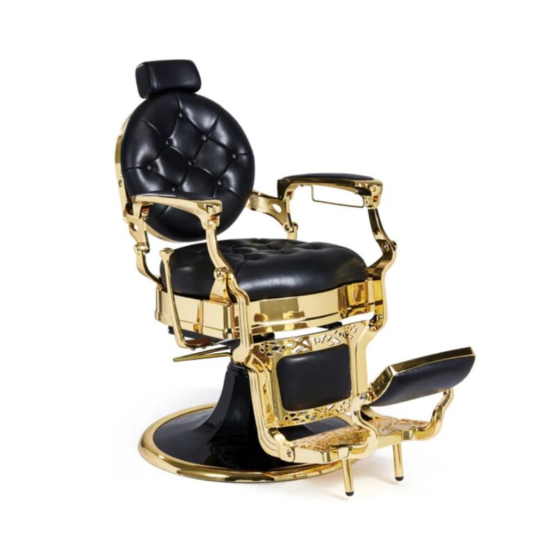 DDUUEETT MACK GOLD barber chair