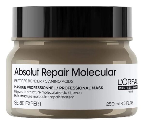 Mascara Absolut Repair Molecular Série Expert L’Oréal Professionnel (250 e 500ml)